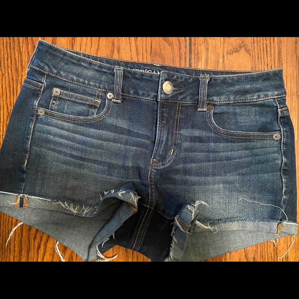 Denim shorts
